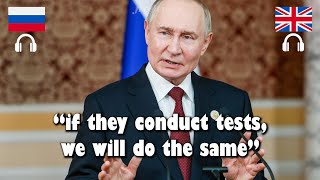 Putin Discusses Nuclear Deterrence and New START Extension | RU-EN