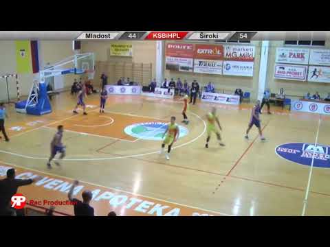 Aldin Muflizovic fastbreak dunk vs. HKK Siroki - Bosnian League