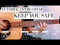 tutorial intro gitar KEEP YOU SAFE - Yahya (mirip asli)