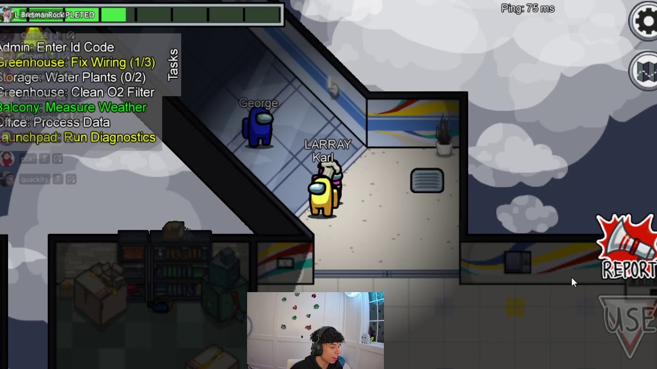 AMONG US W/ CORPSE, JAMES, ADDISON, BRETMAN, KARL, GEORGE, POKI, AND MORE :)