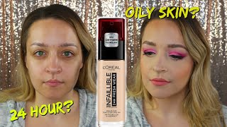 Loreal Infallible 24 Hr Fresh Wear Foundation & Full Wear Concealer Review & Test