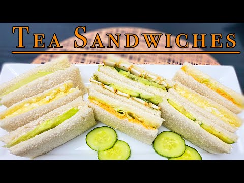 Best Tea Sandwiches Recipe ☕😍 | Afternoon Tea Sandwiches | How to make Cocktail Sandwiches