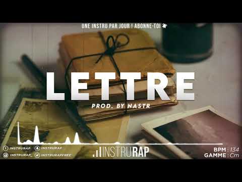 Instru Rap Piano 2020 | Instrumental Rap Conscient/Triste - LETTRE - Prod. By NASTR