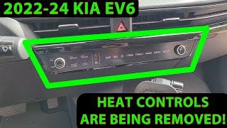 How To Remove 2022-2024 KIA EV6 Heat Controls/Radio Control Panel.