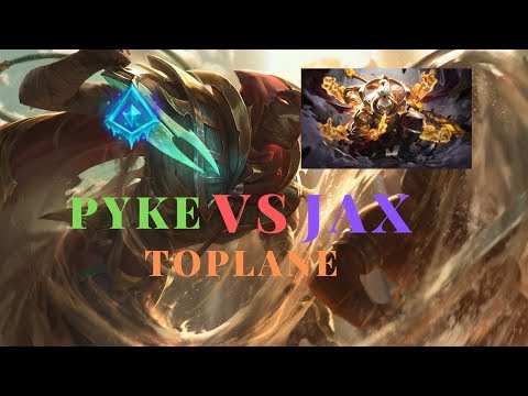 Pyke top vs Jax - League of Legends (Unranked to Platinum)