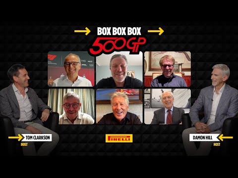 Box Box Box | Pirelli celebrates 500 Formula 1 Grands Prix