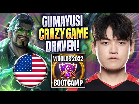 GUMAYUSI CRAZY GAME WITH DRAVEN! - T1 Gumayusi Plays Draven ADC vs Caitlyn! | Bootcamp 2022