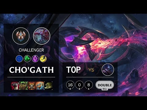 Cho'Gath Top vs Jax - EUNE Challenger Patch 10.9