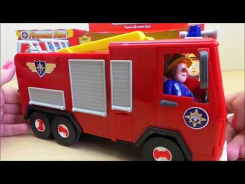🔥🚒 Jupiter Friction Powered Toy Fire Engine Unboxing Video