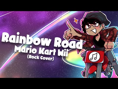 Rainbow Road (Mario Kart Wii) Rock/Synth Cover | AdamCrossing