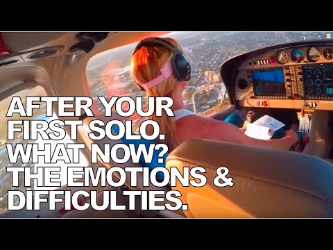 After the First Solo Flight - The Emotions You May Experience and Taxi Mess Ups