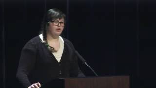 Megan DeMeuse of Marathon County, Wisconsin, recites "Lady Lazarus" by Sylvia Plath.