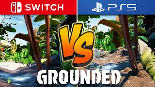 Grounded Graphics Comparison (Switch vs PS5)