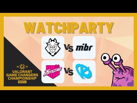 G2 vs MIBR & KRU vs KC | Game Changers Championship 2025 #GCCWatchParty | !merch !displate !patreon