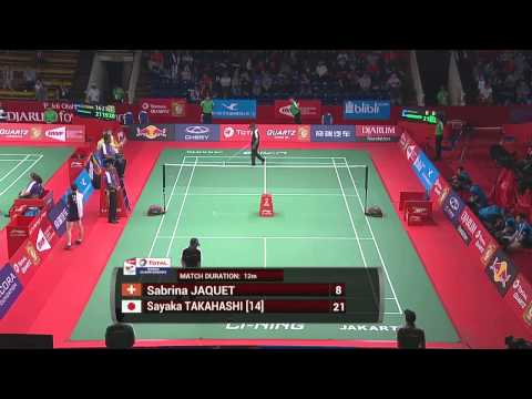TOTAL BWF World Championships 2015 | Badminton Day 3 R32 M10-WS | Jaq vs Tak