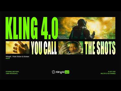 Meet KLING 4.0 | You Call the Shots