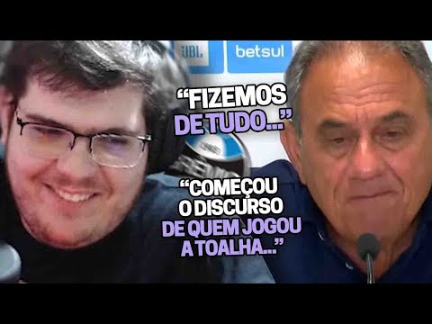 CASIMIRO REAGE: COLETIVA DO VICE-PRESIDENTE DO GRÊMIO APÓS DERROTA PRO BAHIA | Cortes do Casimito