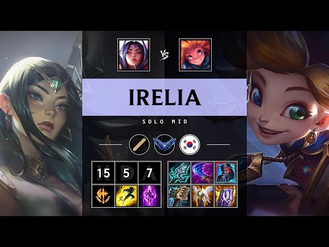 Irelia Mid vs Zoe: Triple Kill, Dominating - KR Diamond Patch 25.S1.1
