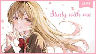 【 Study with me 】夏休み自習室🍹長時間いっしょに勉強&作業【 にじさんじ / 家長むぎ 】