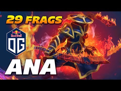 ANA EMBER SPIRIT - 29 FRAGS OWNAGE - Dota 2 Pro Gameplay
