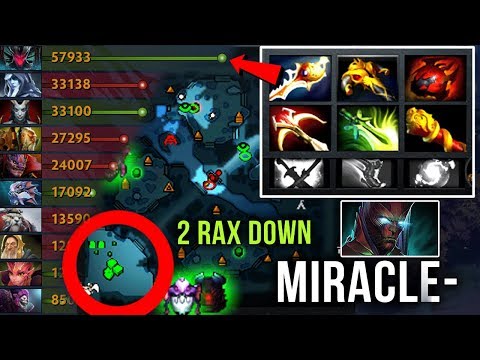 Miracle- Terrorblade EPIC 2 Rax Down Rapier Comeback, 58k Networth, 1100 Lasthits - 7.20e Dota 2