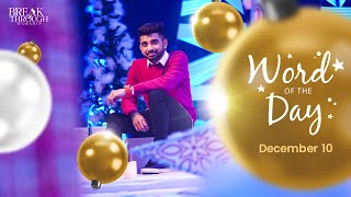 Jesus is Enough | Word Of The Day | Benny John Joseph | Breakthrough Worship Official