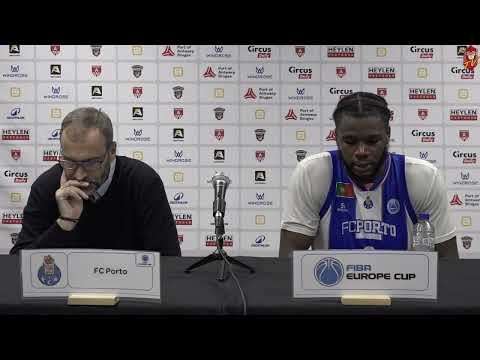 5 -11 -2025 PERSCONFERENTIE FIBA CUP WINDROSE GIANTS ANTWERP - FC PORTO