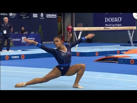 Mélanie de Jesus dos Santos 🇫🇷🥇 GOLD - Floor Final - Osijek World Cup 2024