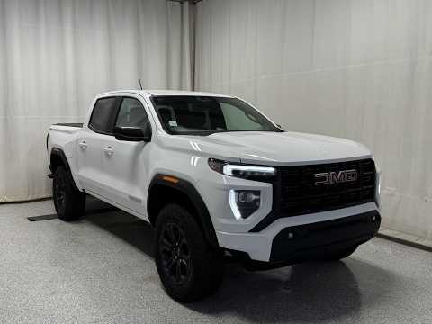 2024 GMC Canyon Crew Cab Short Box 4-Wheel Drive Elevation in White for sale at Park Mazda in Sherwood Park, AB