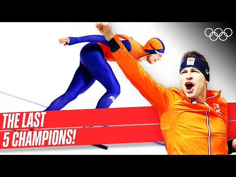 Men's 5000m Speed Skating ⛸ Last 5 Champions! 🥇
