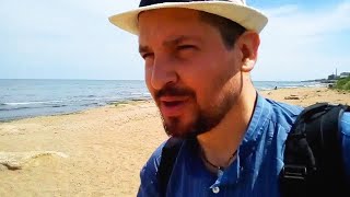 preview picture of video 'Дербент. Пляж Каспийского моря. Дагестан. Воронцов Дмитрий'