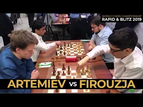 Alireza Firouzja Stunned Artemiev | World Rapid & Blitz 2019