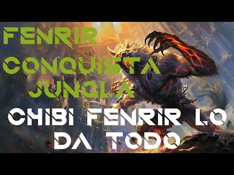 Smite Fenrir Conquista Jungla | Chibi Fenrir lo da todo | Gameplay Español