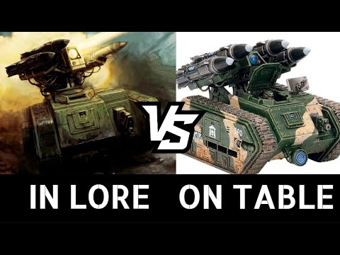 Manticore Rocket Tank: Warhammer 40K In Lore and On the Tabletop