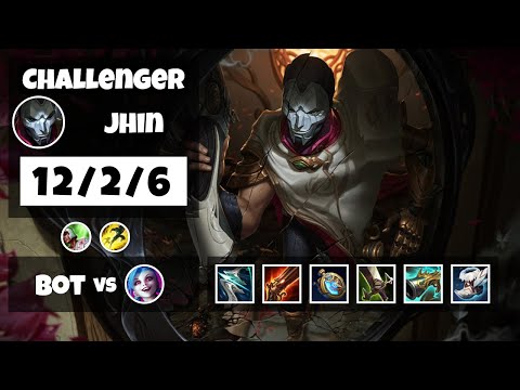 Jhin vs Jinx BR Challenger BOT (12/2/6) - v11.11