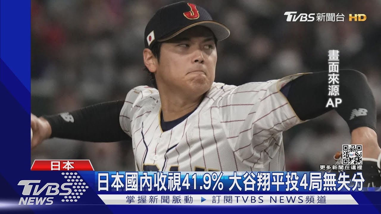 大谷翔平WBC首戰4局無失分　日本收視破4成球迷：他是神