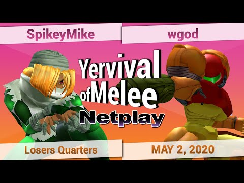 SpikeyMike (Sheik) vs. wgod (Samus) - Losers Quarters - Yervival of Melee Playoffs #1