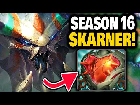 HOW to SKARNER jungle in SEASON 16!!!