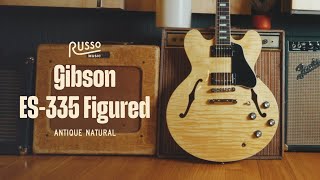Video thumbnail for Gibson ES-335 Figured Antique Natural | Fender Tone Master Princeton Reverb & Keeley Hydra by Russo Music