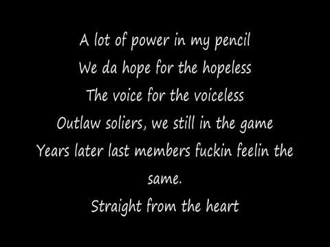 The outlawz Real talk lyrics