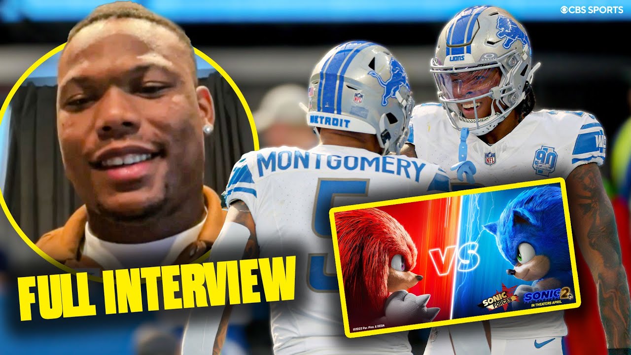 David Montgomery reveals nickname for him and Jahmyr Gibbs & who's the NFL's BIGGEST trash talker