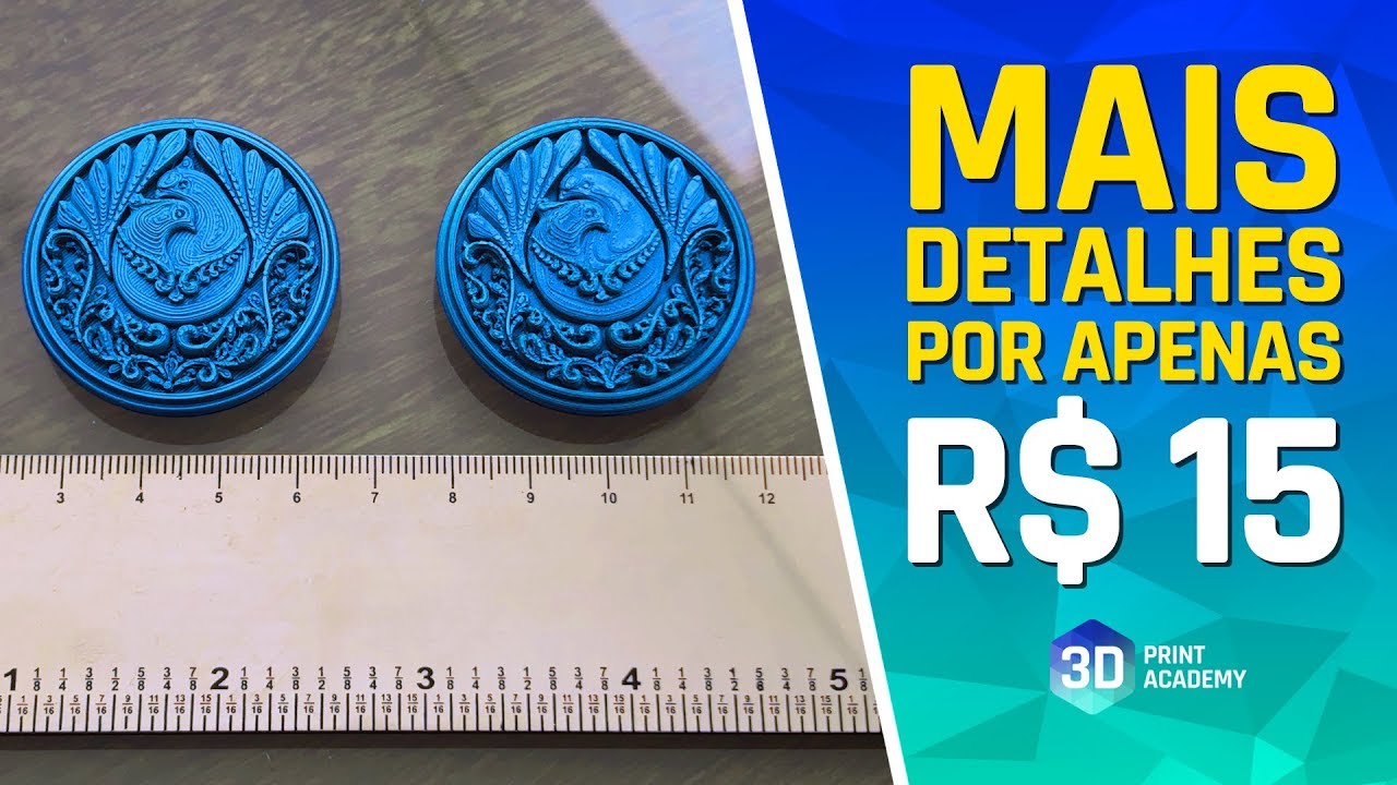 Impressão 3D MAIS DETALHADA com um bico de menor diâmetro