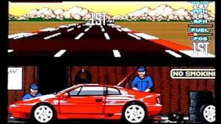 Lotus Esprit Turbo Challenge on Commodore Amiga. Gameplay & Commentary