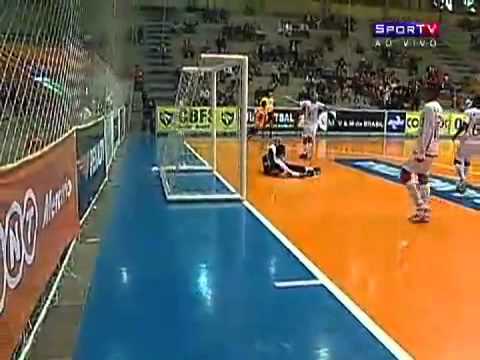 Os gols de Carlos Barbosa 4 x 2 Minas pela Liga Futsal 2010