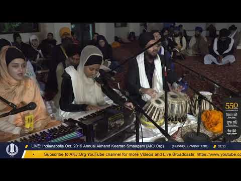 026 Indianapolis Oct. 2019 Raensabaayee Keertan - B. Sahibpreet Kaur Jee Jalandhar