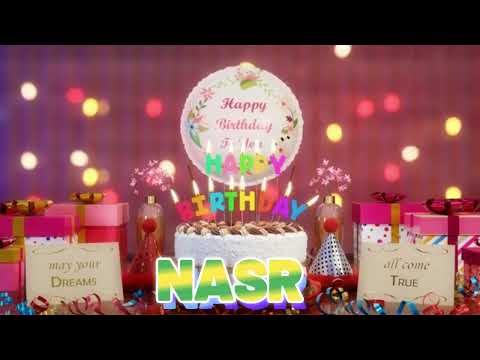 NASR Happy Birthday Song with Names 🌟 Happy Birthday to You