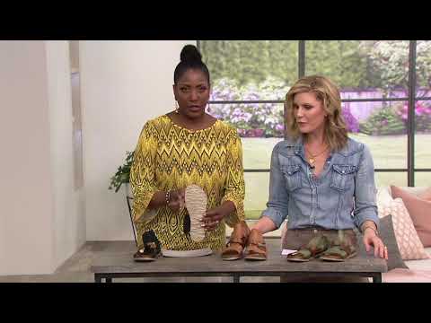 Miz Mooz Leather Cut-out Sandals - Tamsyn on QVC