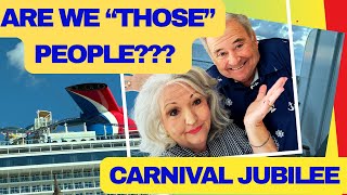 ARE WE “THOSE” PEOPLE? CARNIVAL JUBILEE #travel #food #cruise