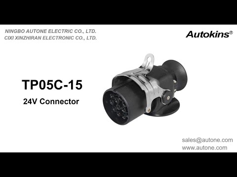 Autone TP05C-15 15 pin 24v Nylon Trailer Plug For Truck
