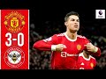 Manchester United 3 Brentford 0,  man united highlights